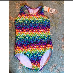 Speedo Girls Bathing Suit Size 16 NWT